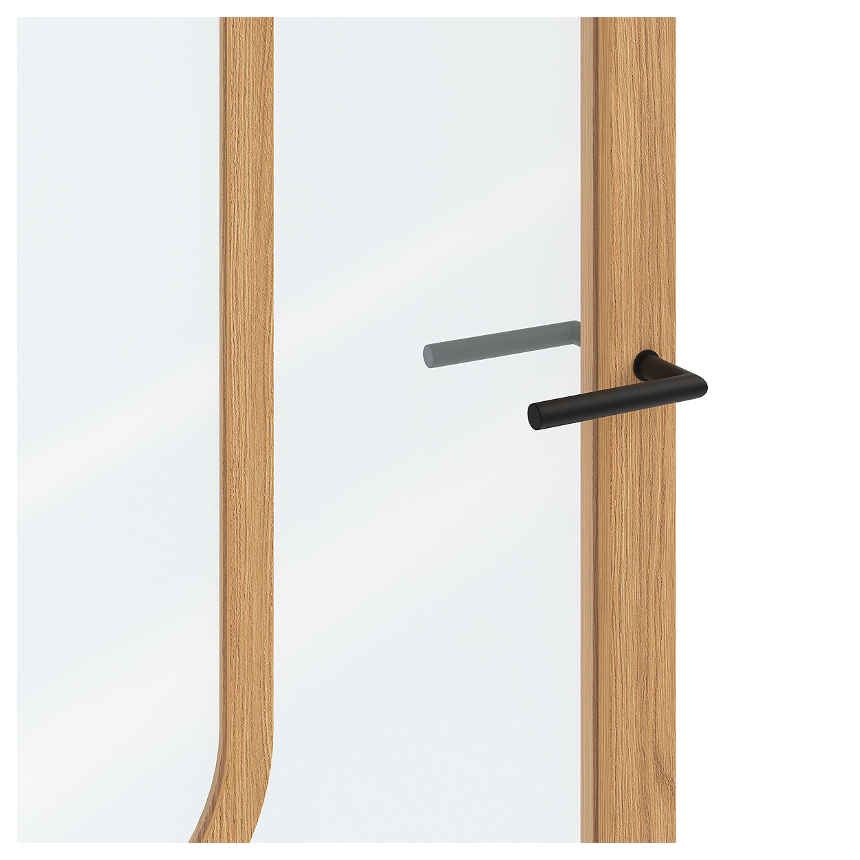 Binnendeur Skantrae SSL 14823 Blank Glas Natural Oak